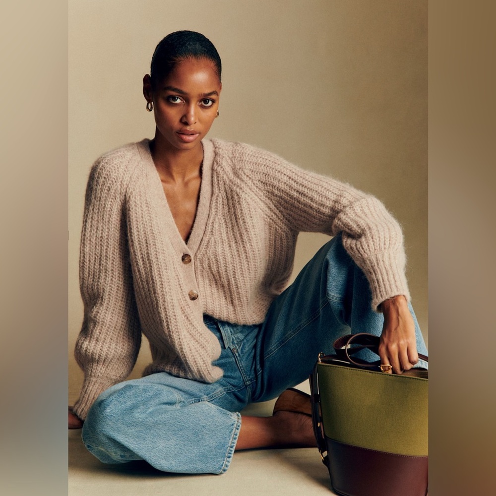 Sezane Basile  alpaca cardigan.
New!!!